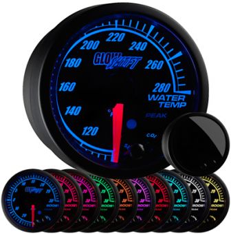 10 Color Digital Water Temperature Gauge